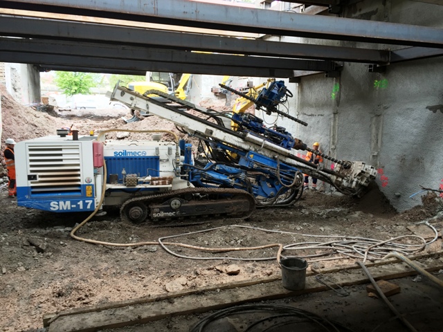 Baustelle - Ankerbohrgerät SM-17 | Soilmec Deutschland GmbH 5