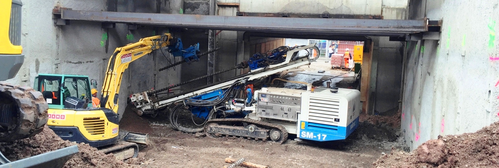 Baustelle - Ankerbohrgerät SM-17 | Soilmec Deutschland GmbH 